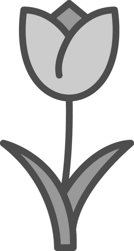 Tulips Vector Icon Design