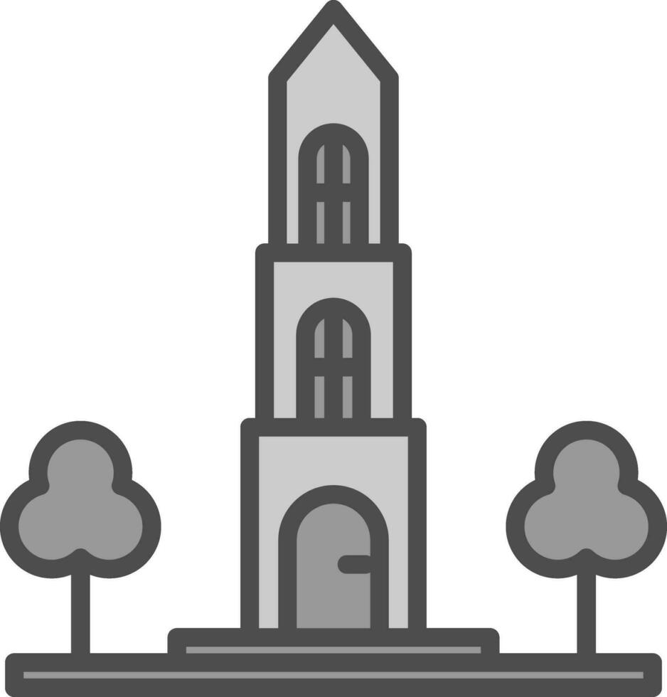 Dom tower Vector Icon Design
