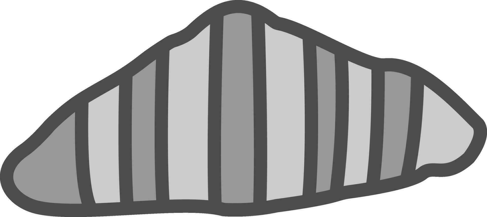 Croissant Vector Icon Design