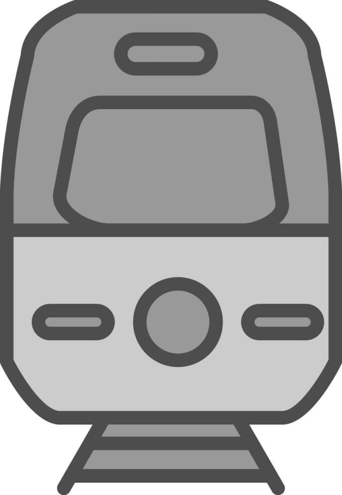 diseño de icono de vector de metro