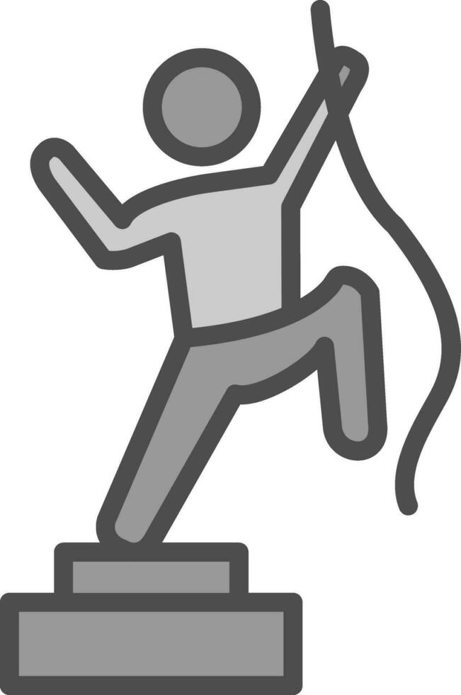 Climbing Vector Icon Design
