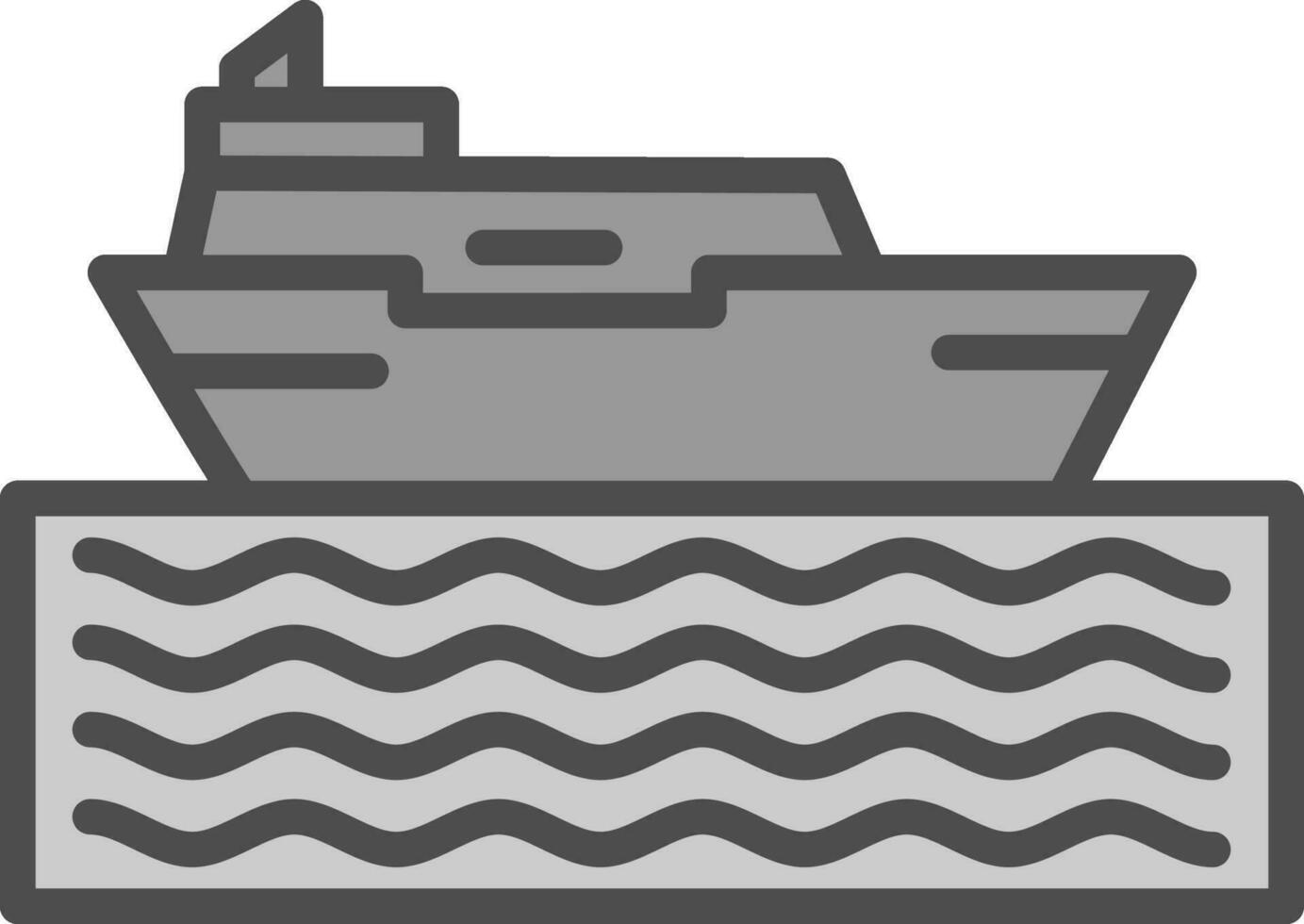 diseño de icono de vector de crucero