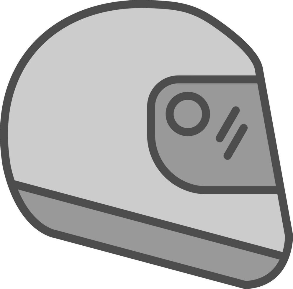 diseño de icono de vector de casco