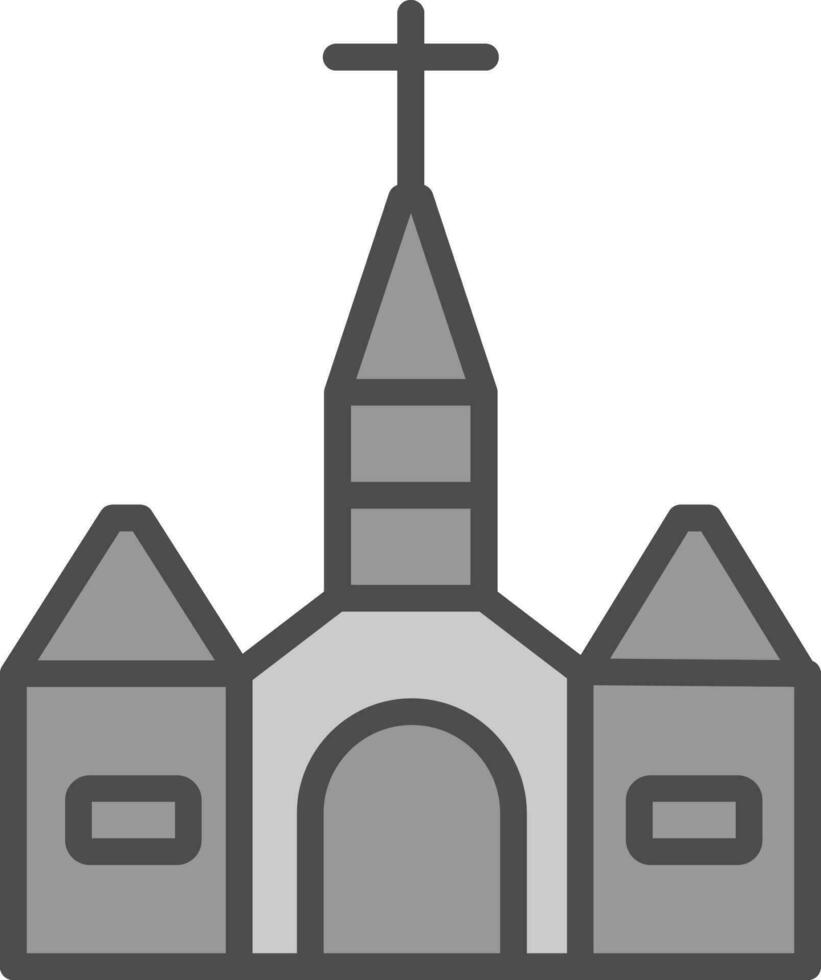 catedral vector icono diseño