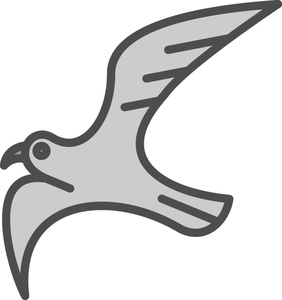 diseño de icono de vector de gaviota