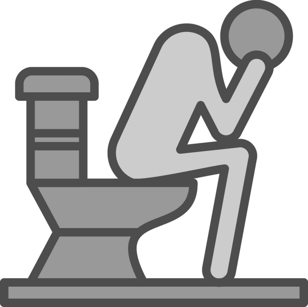 Diarrhea Vector Icon Design