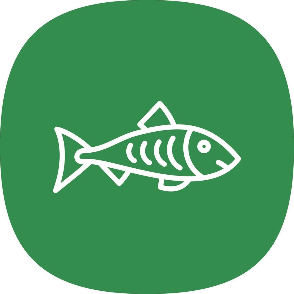 Salmon Vector Icon Design