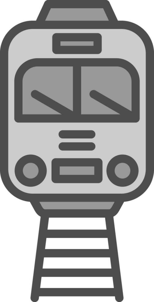 Tram Vector Icon Design