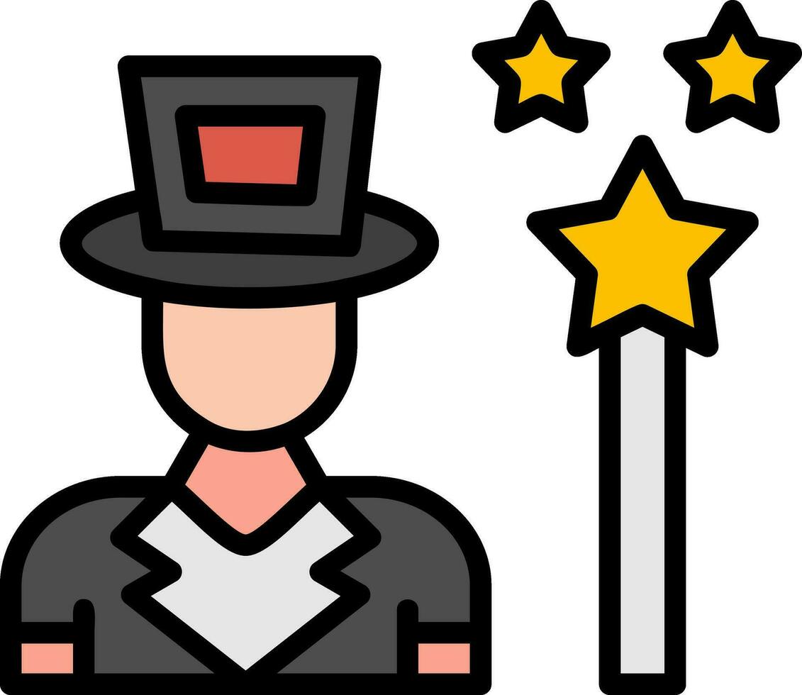 Magician Vector Icon Design