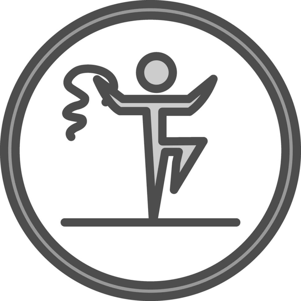 rítmico gimnasia vector icono diseño