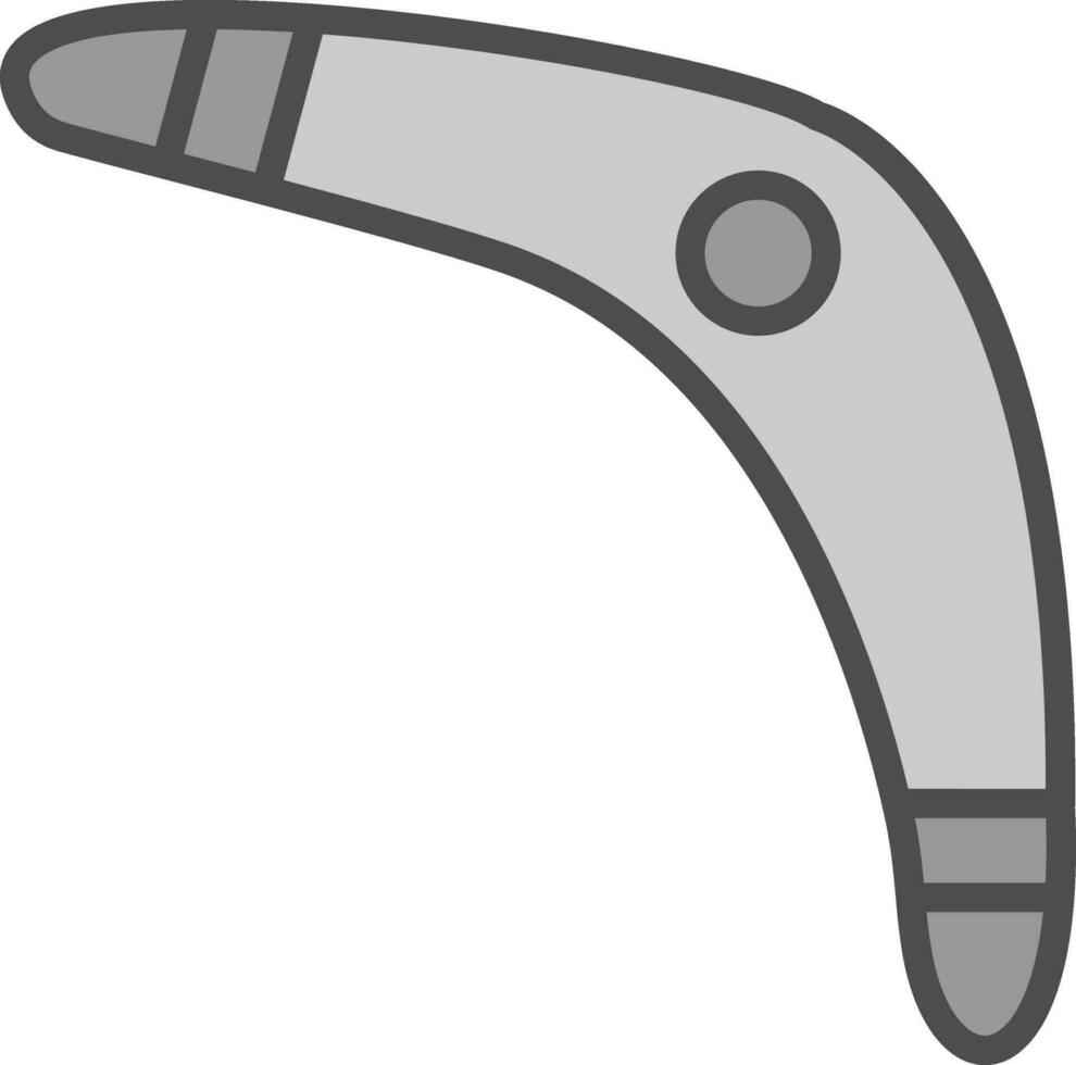 Boomerang Vector Icon Design