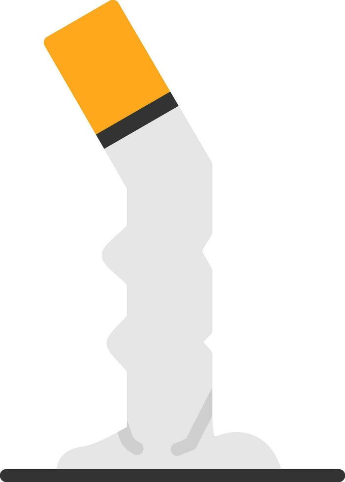 Cigarette butt Vector Icon Design