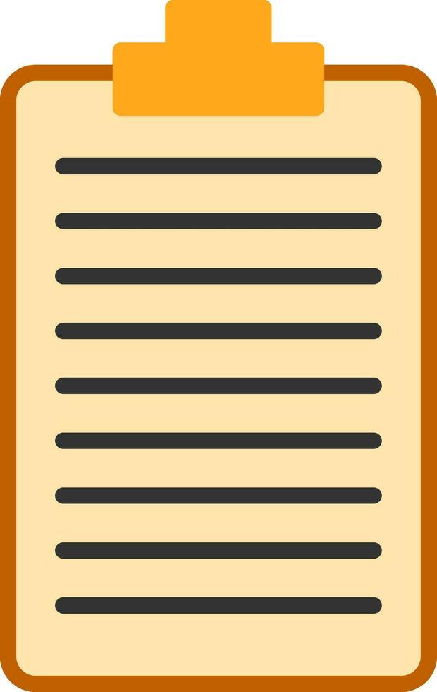Clipboard Vector Icon Design