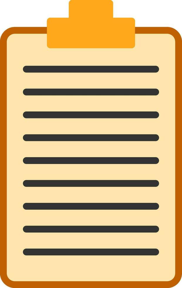 Clipboard Vector Icon Design