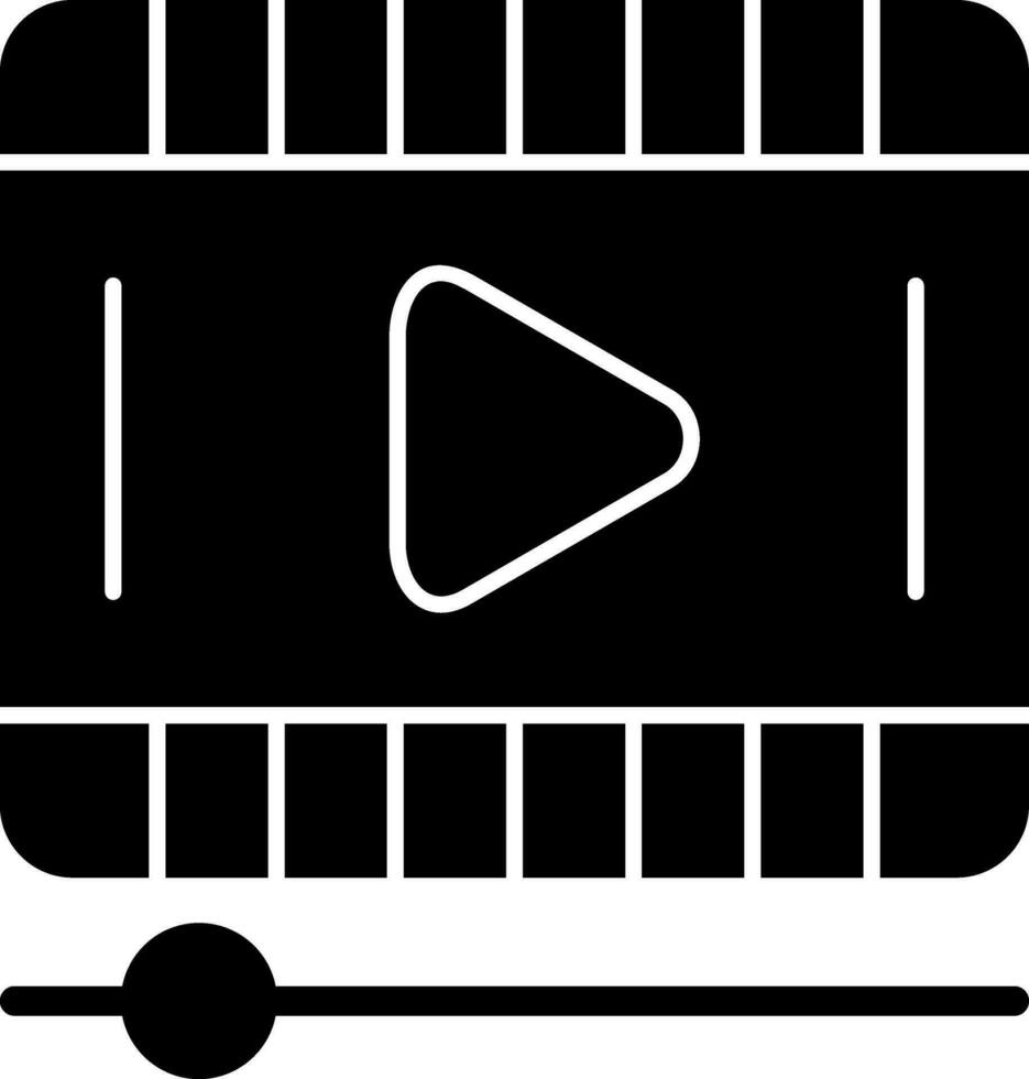 diseño de icono de vector de vídeo