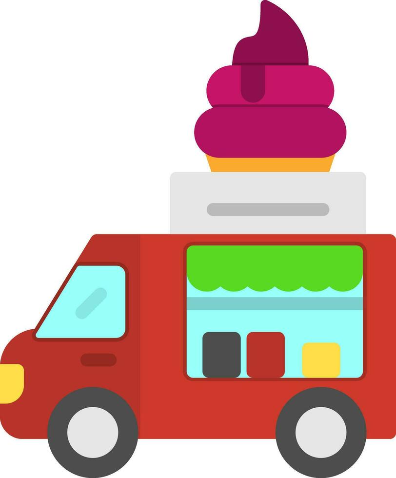 Food truck Vector Icon Design