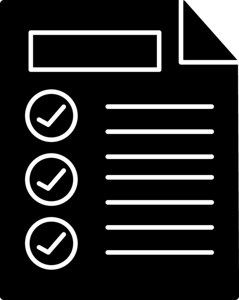 Checklist Vector Icon Design