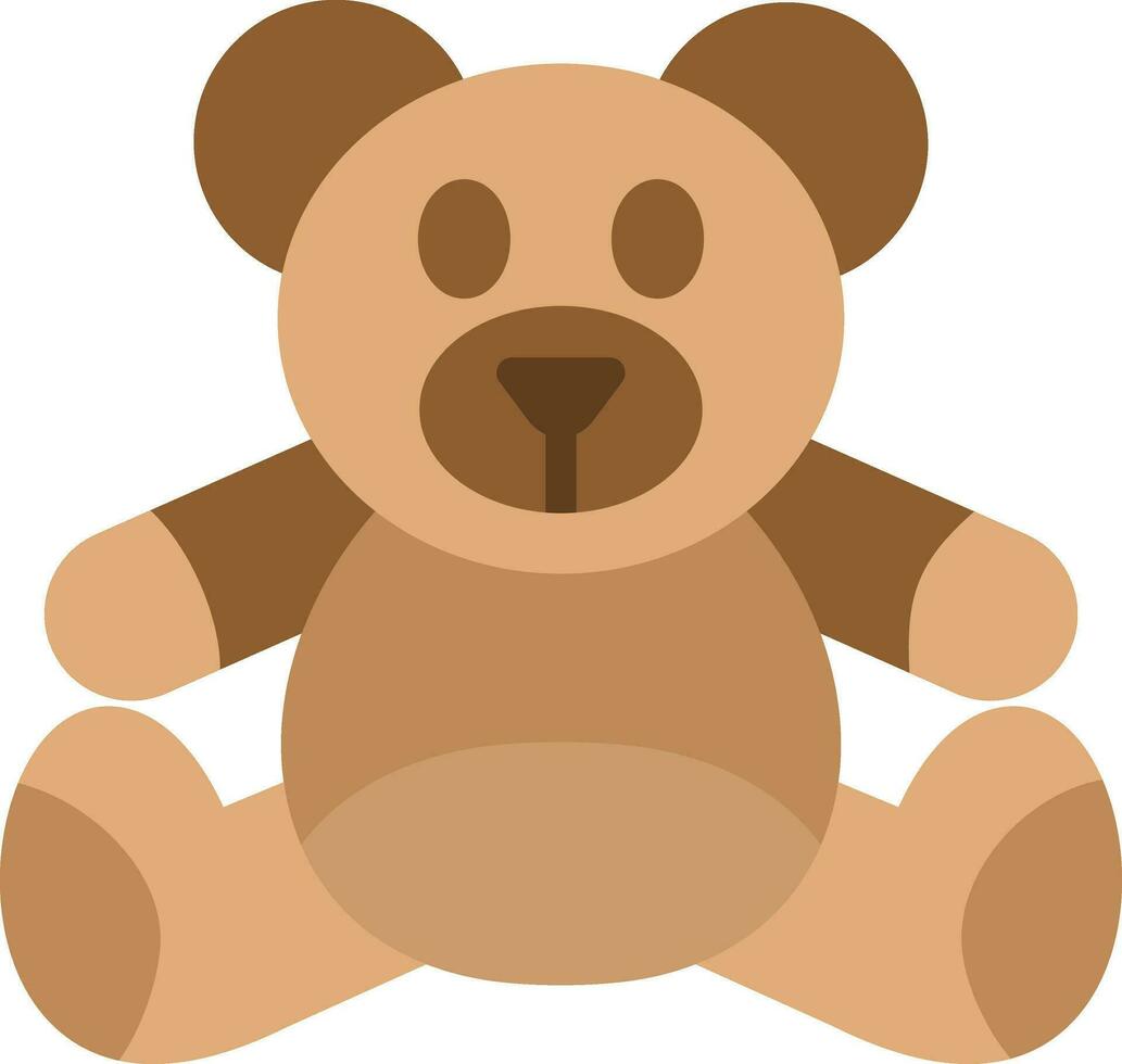 Teddy bear Vector Icon Design