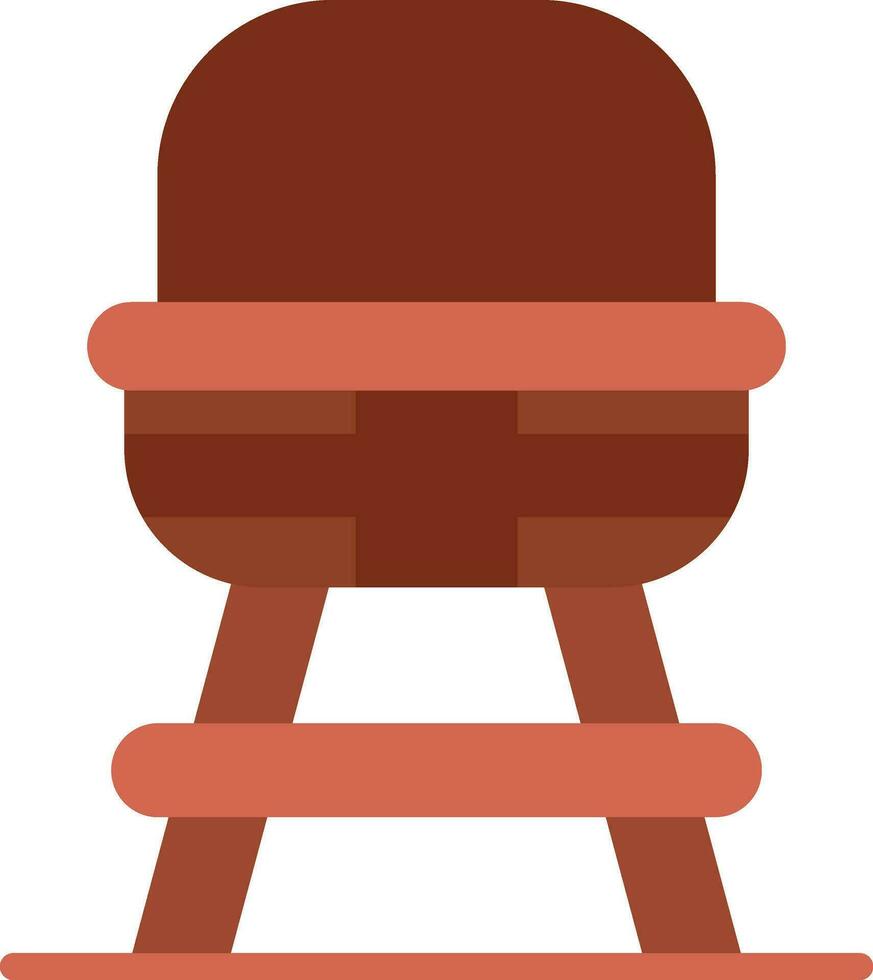 Baby chair Vector Icon Design