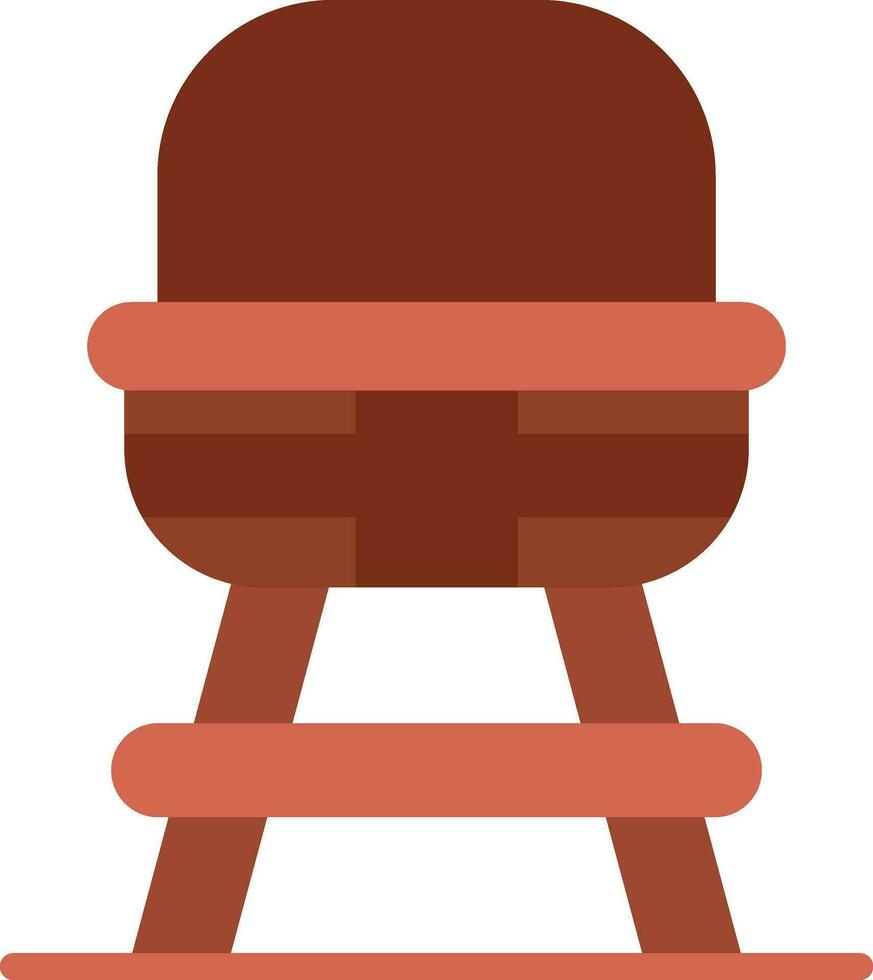 Baby chair Vector Icon Design