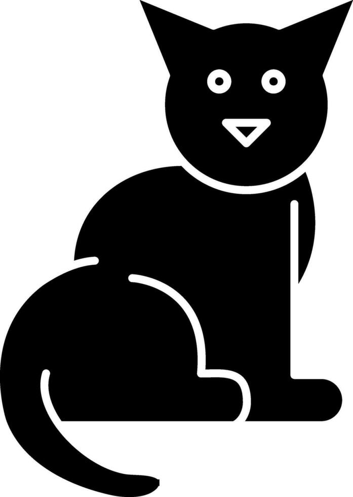 Cat Vector Icon Design