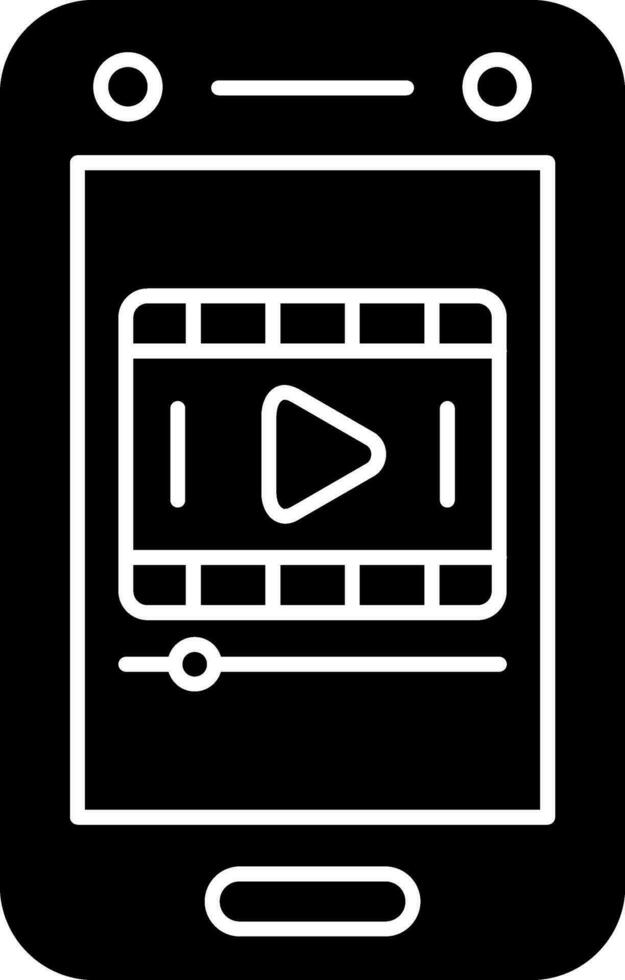 diseño de icono de vector de vídeo