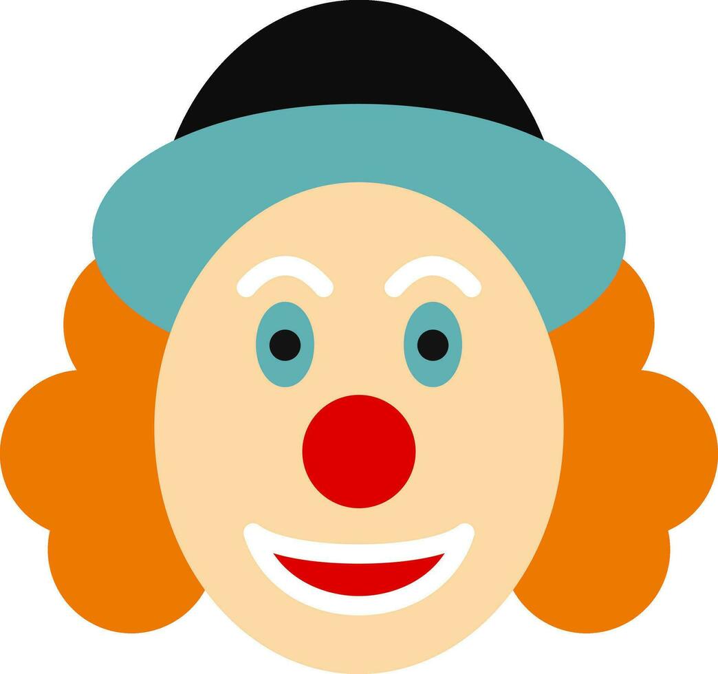 diseño de icono de vector de payaso