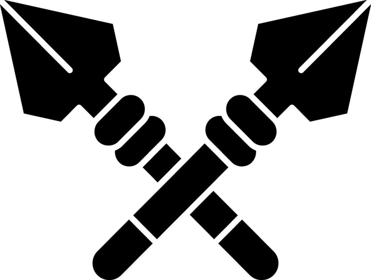 Spear Vector Icon Design