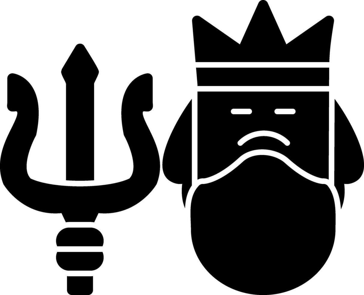 Poseidon Vector Icon Design