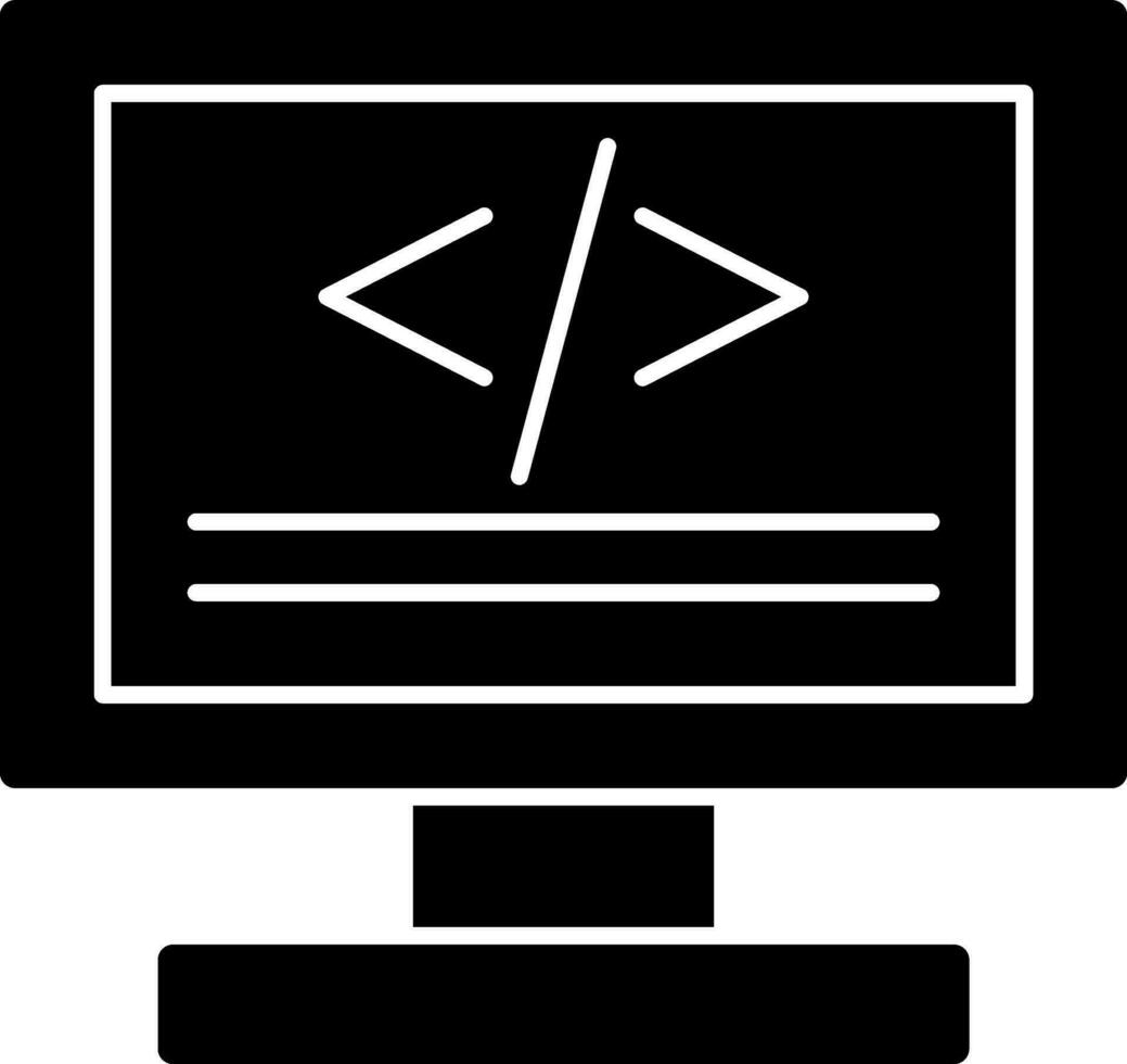 Coding Vector Icon Design
