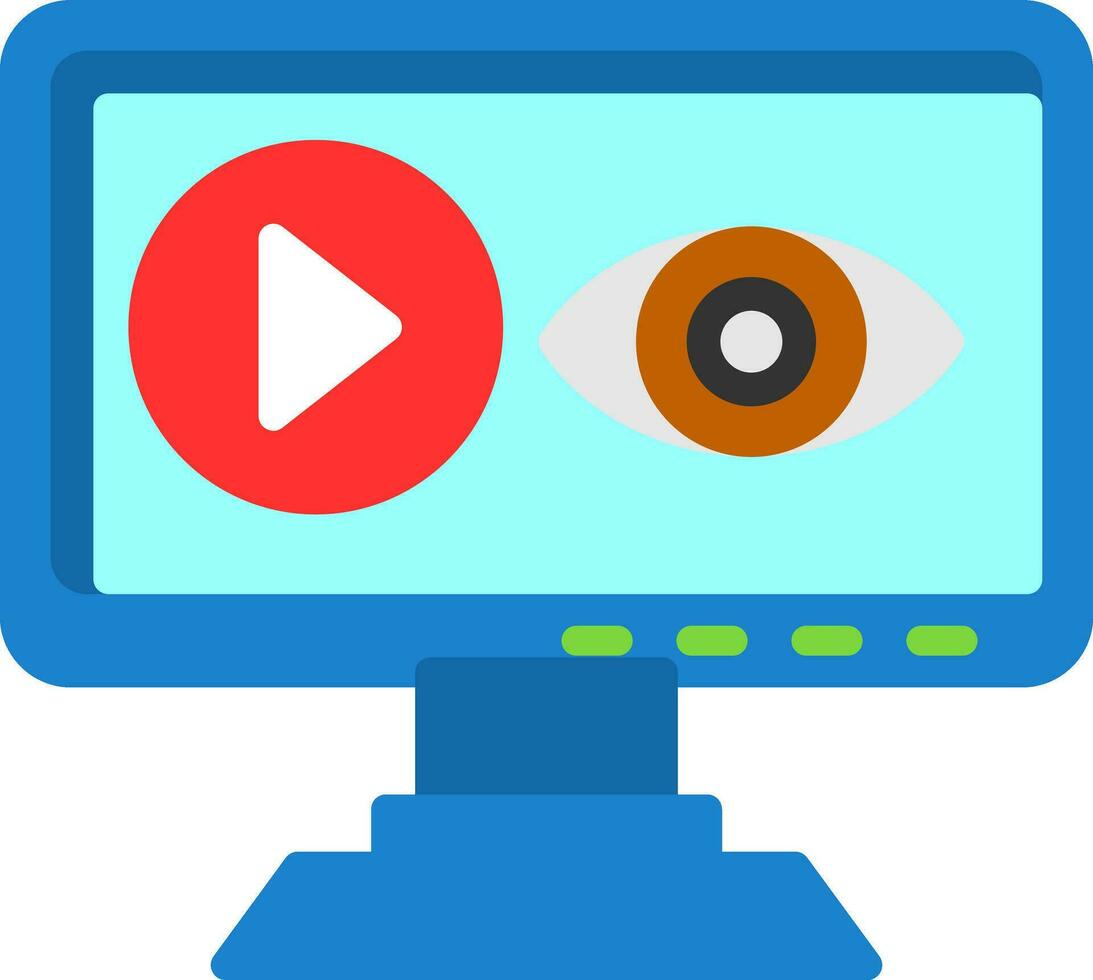 Views Vector Icon Design