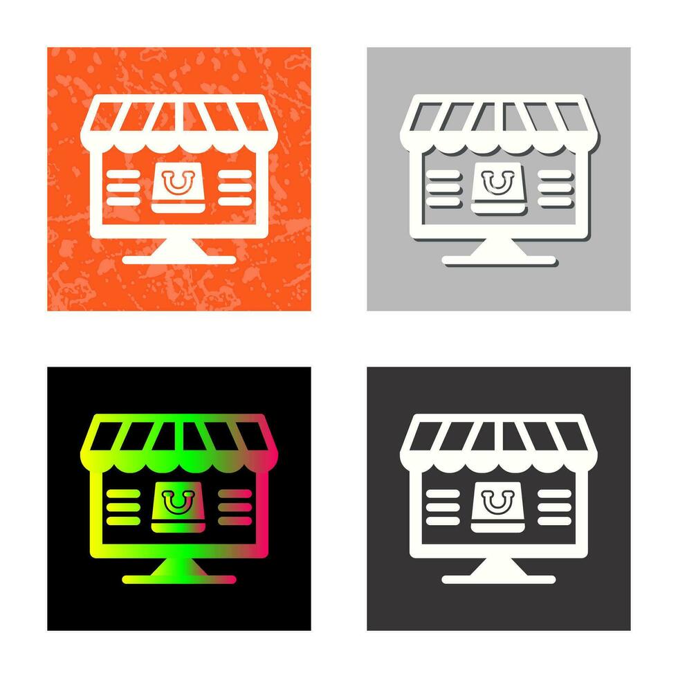 Online Shopping Vector Icon