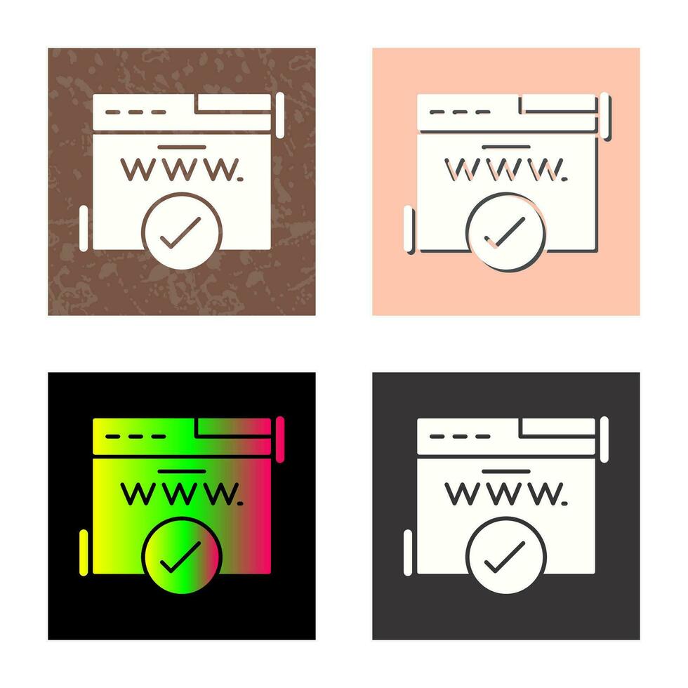 Domain Vector Icon