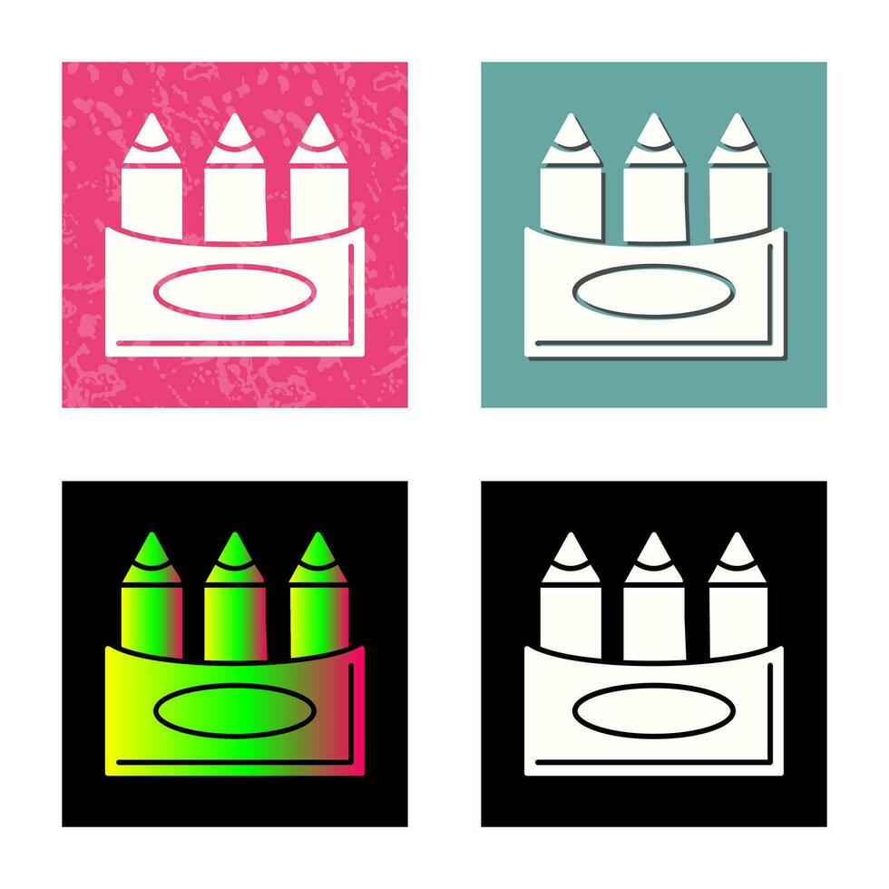 Crayons Vector Icon