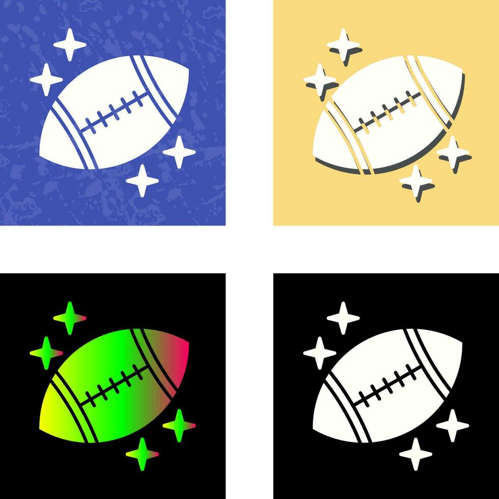 icono de vector de rugby