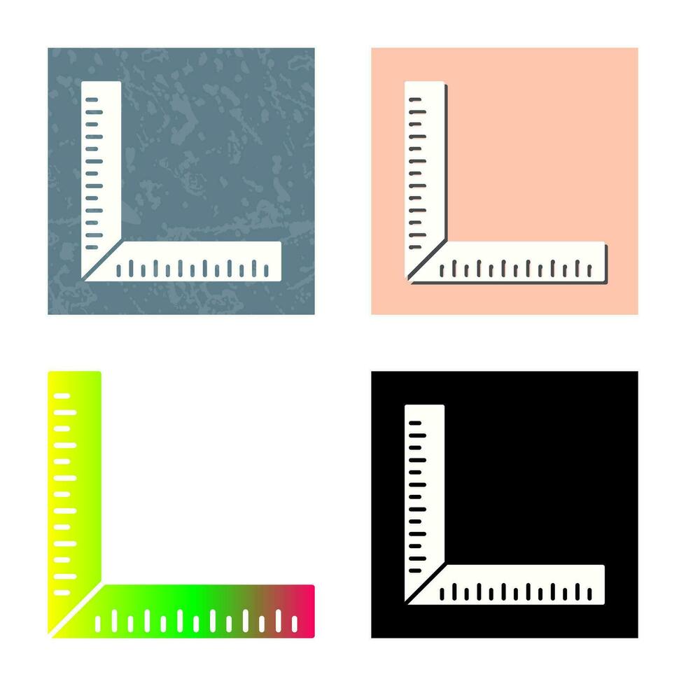 square Ruler Vector Icon