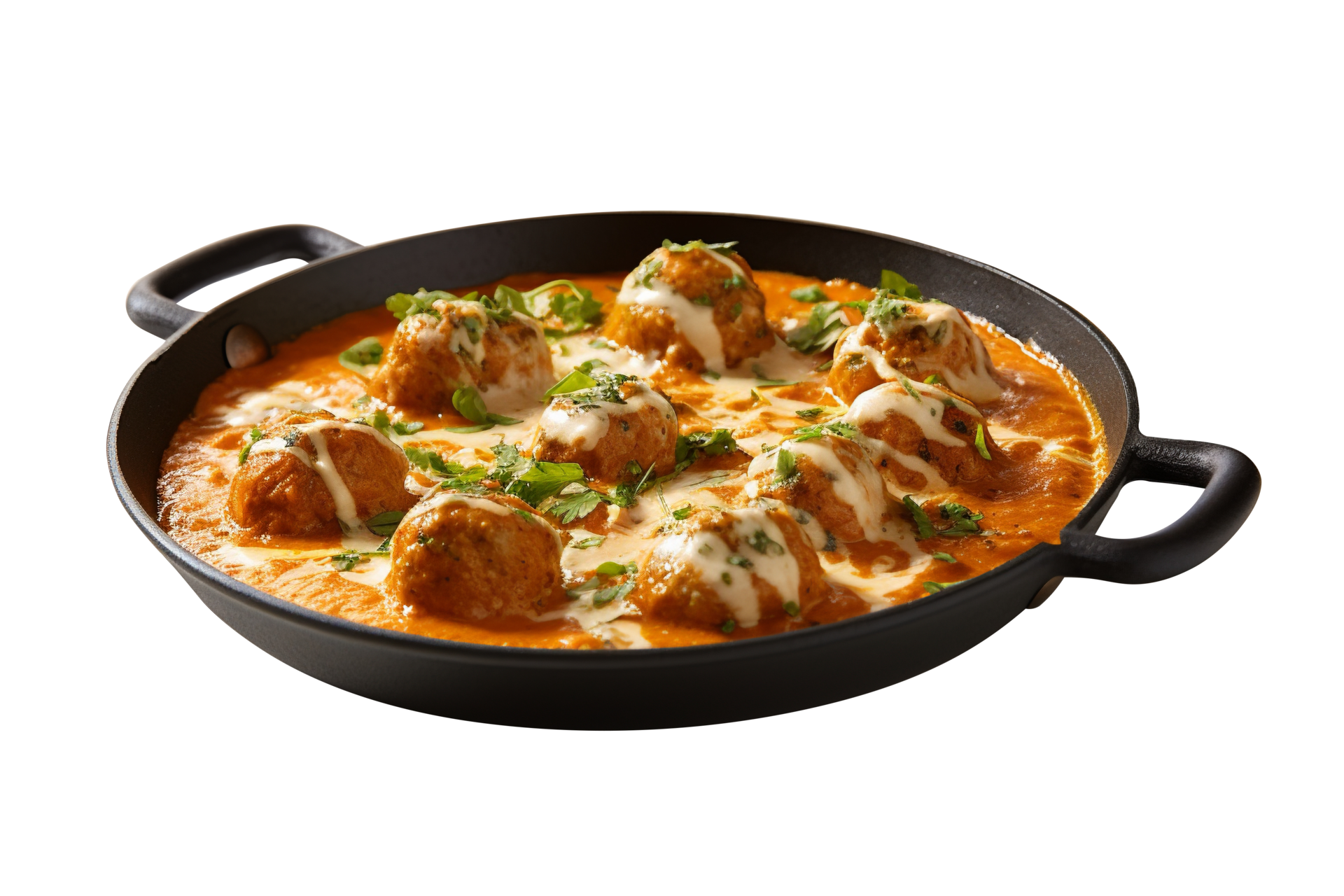Fresh malai kofta dish isolated on transparent background 25228126 PNG