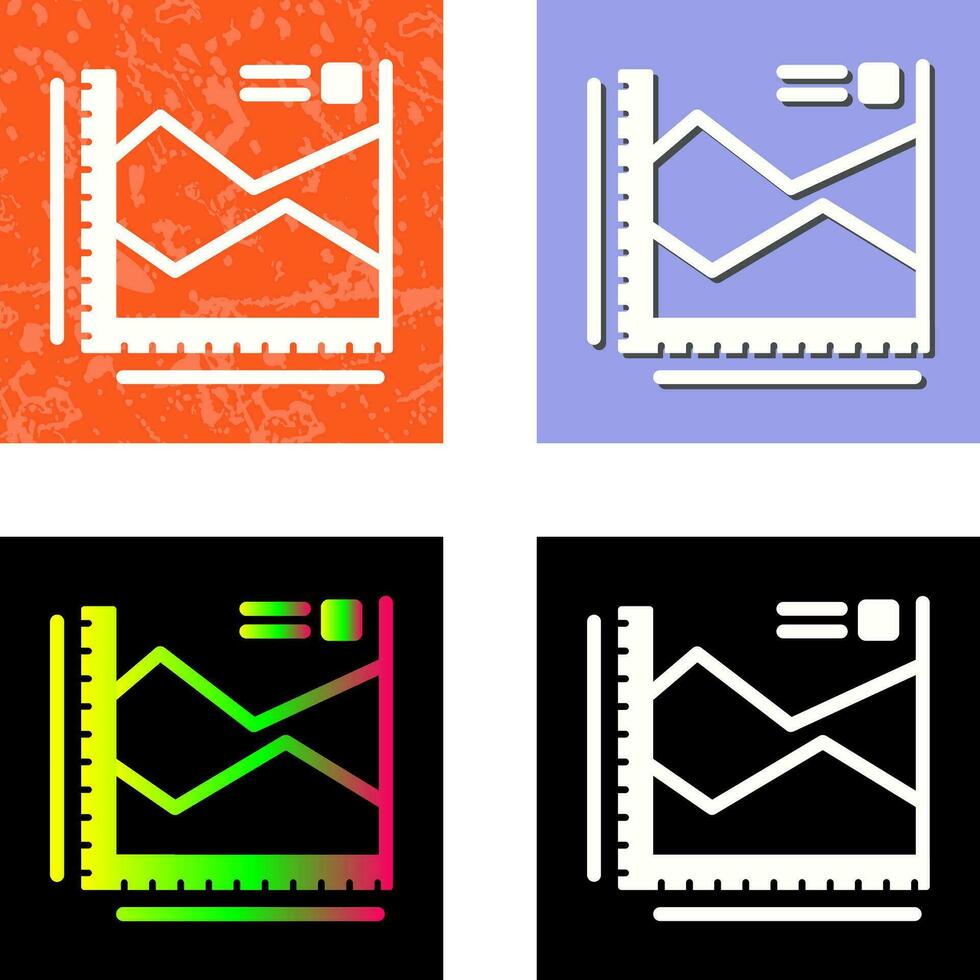 Spline Chart Vector Icon