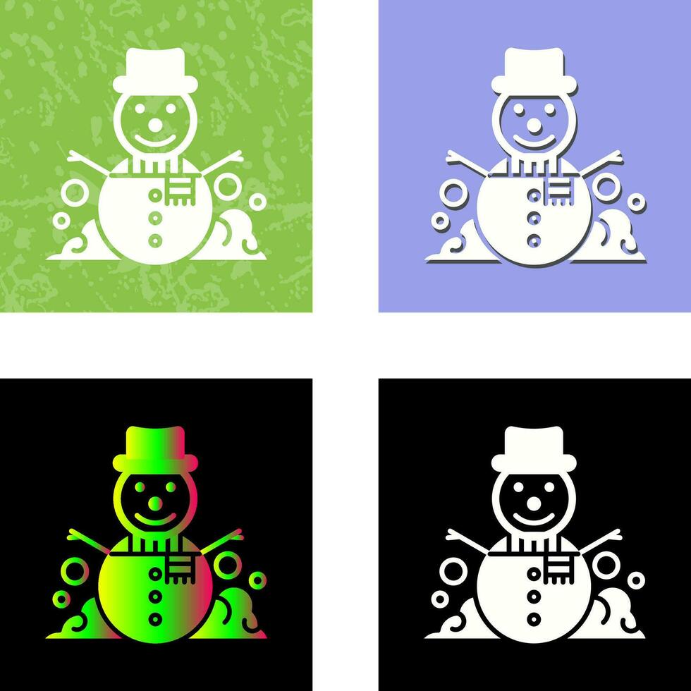 Snowman Vector Icon