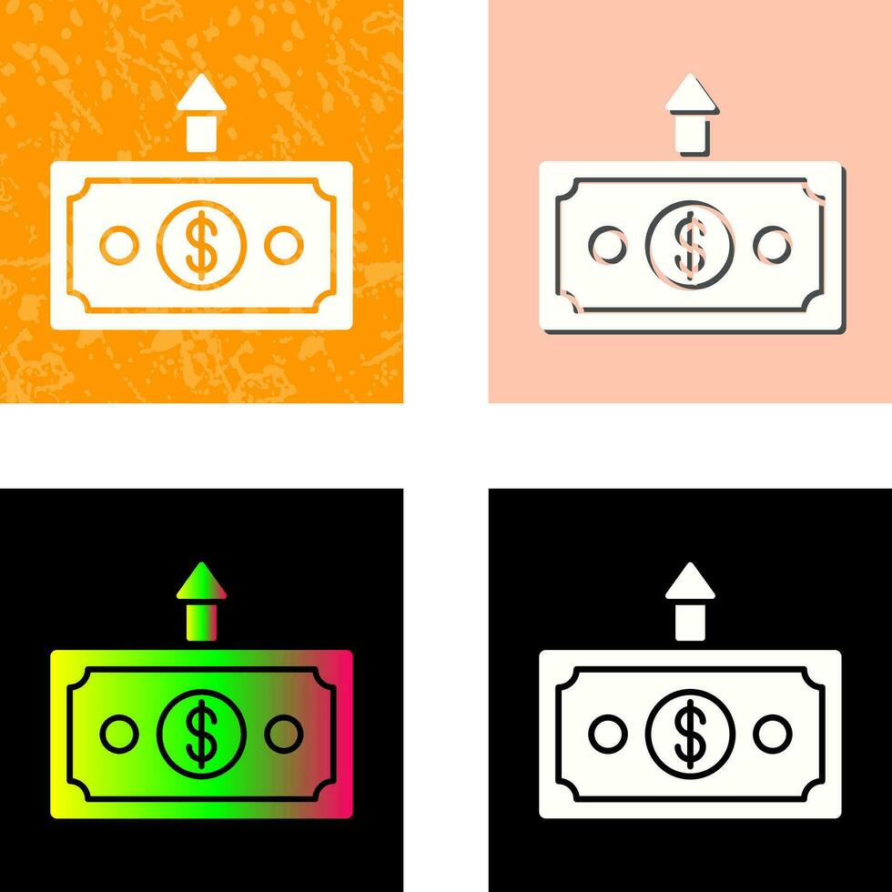 Money Up Vector Icon