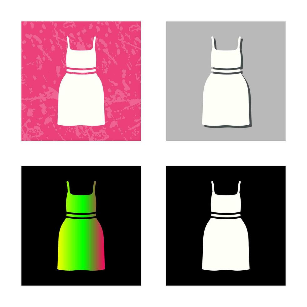 Cocktail Dress Vector Icon