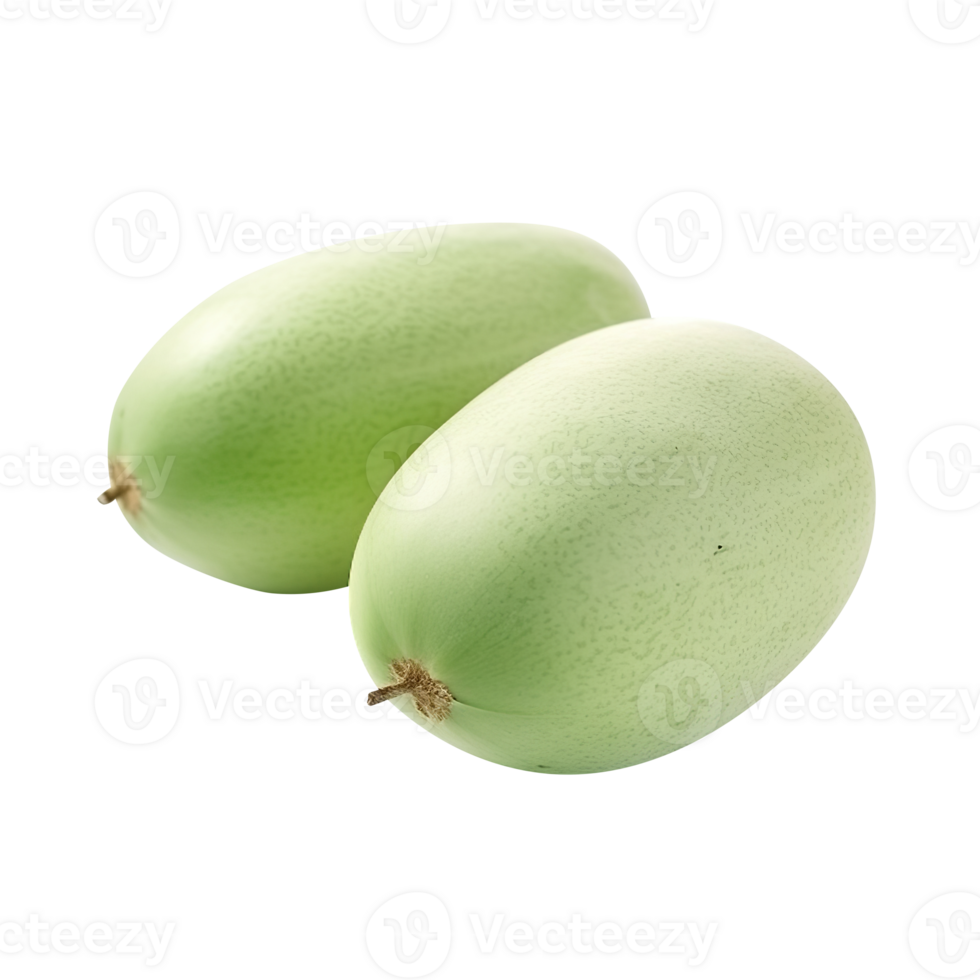 Fresh hoineydew melon isolated on transparent background png