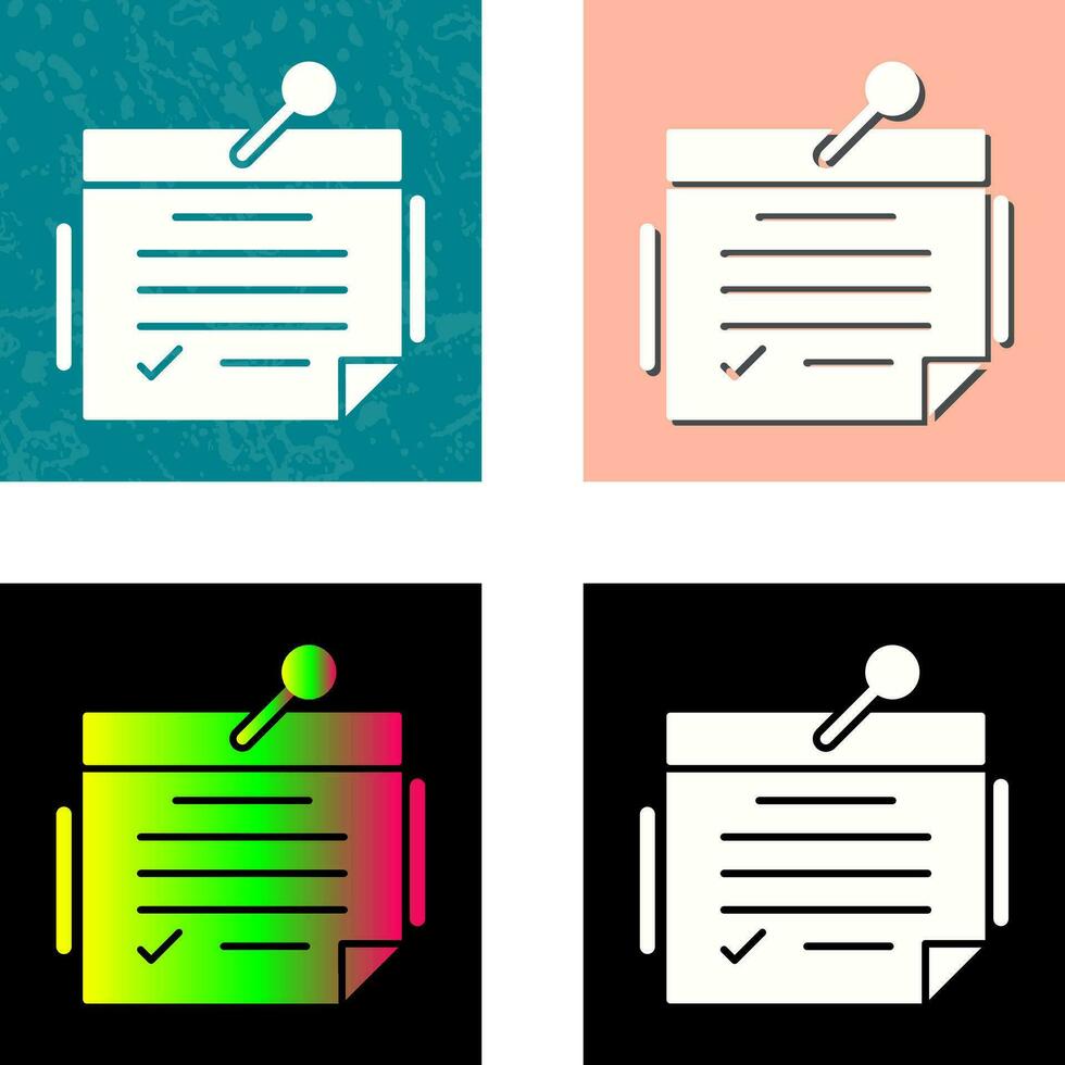 Note Vector Icon