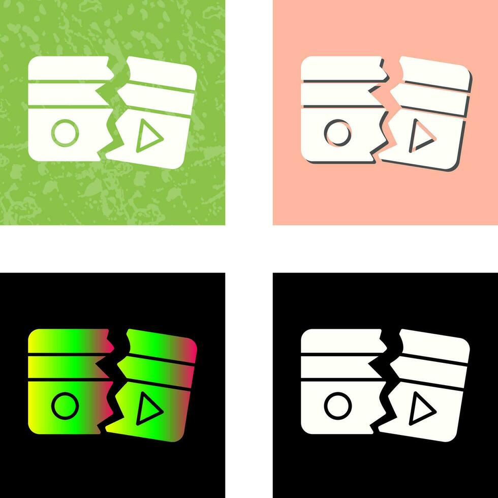 Broken Vector Icon