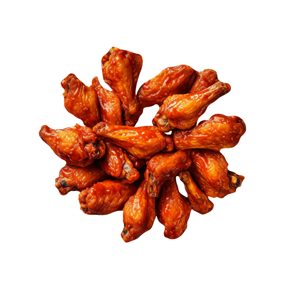 Tasty fried chicken isolated on transparent background png