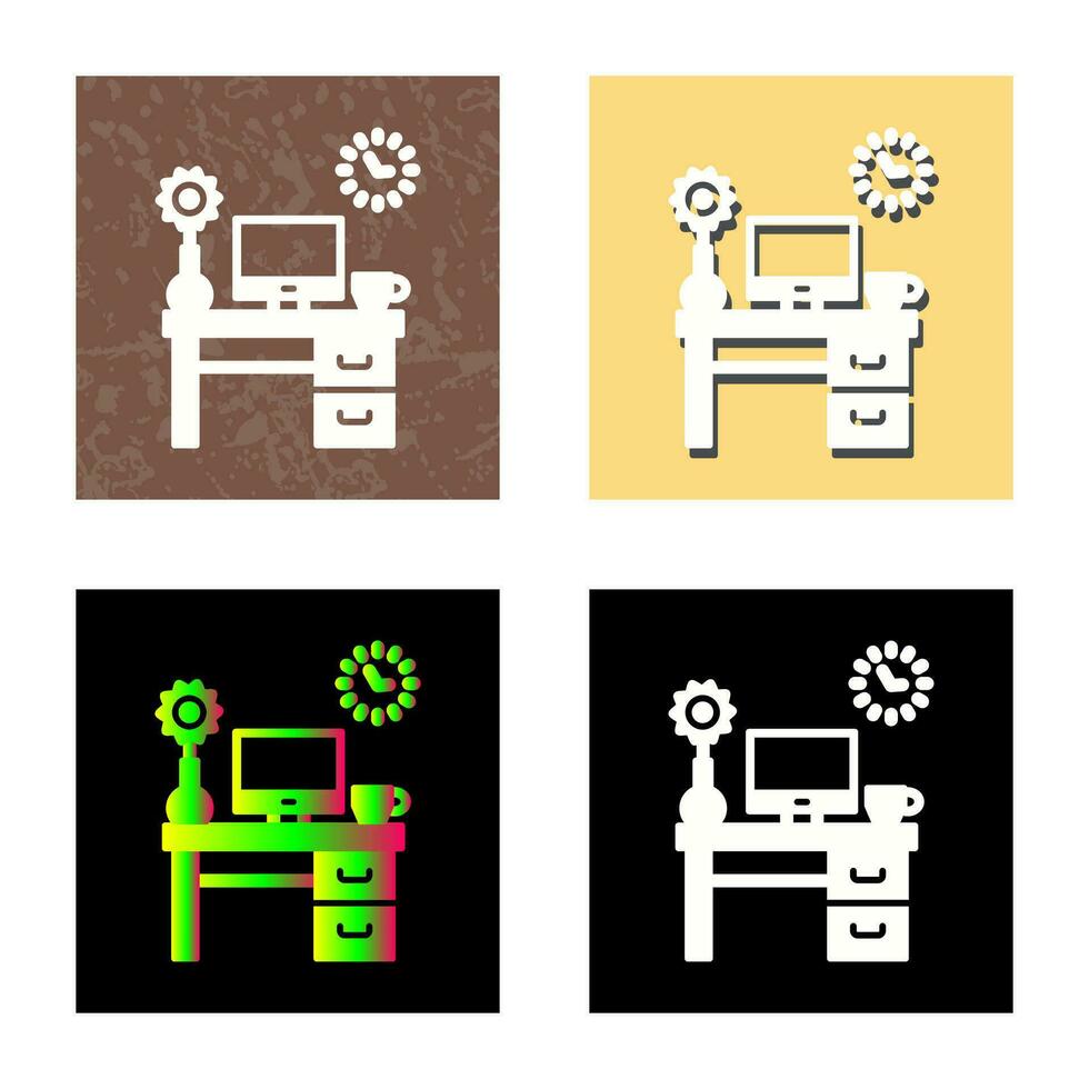 Work Table Vector Icon