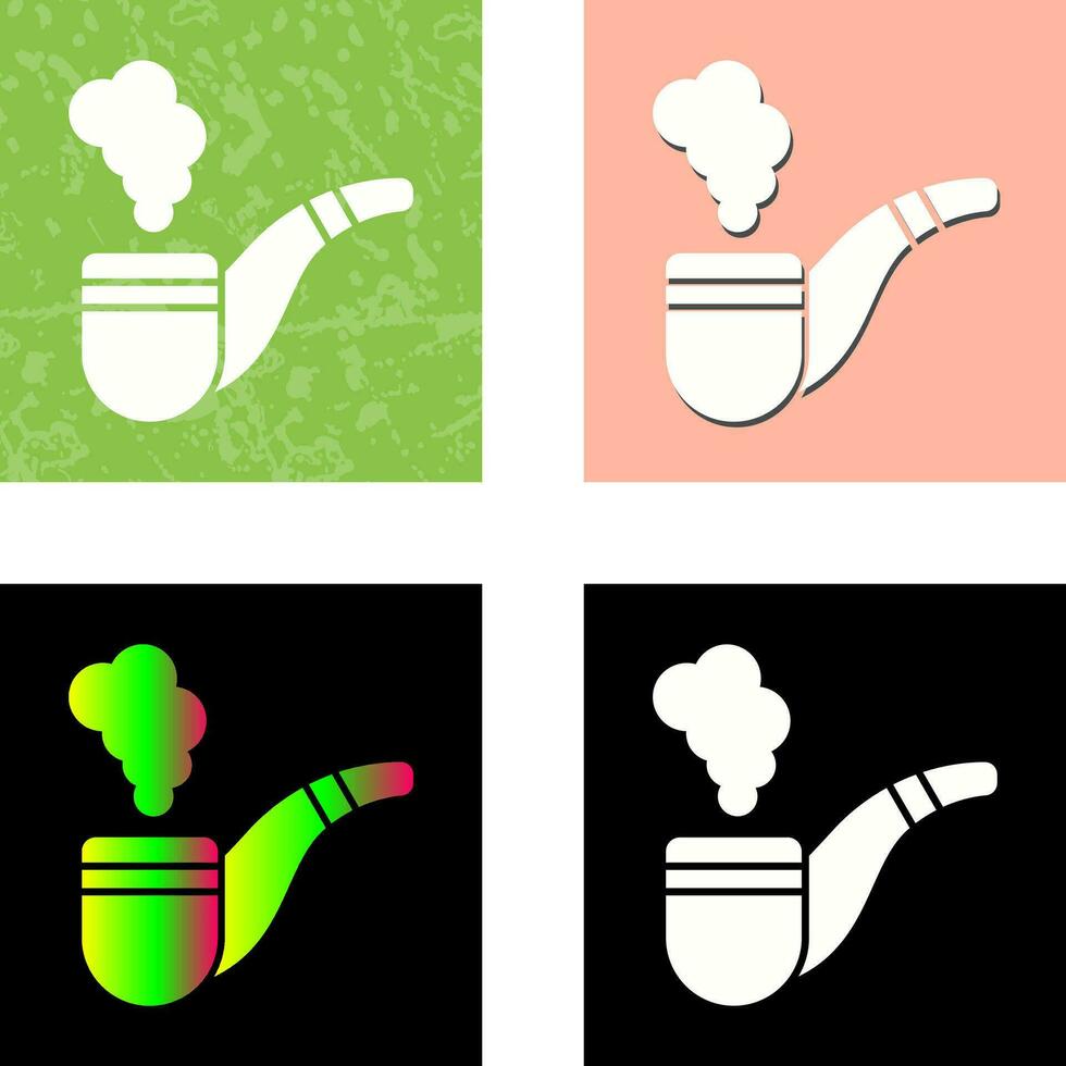 Smoke Pipe Vector Icon