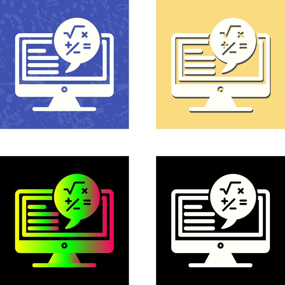 Maths Vector Icon