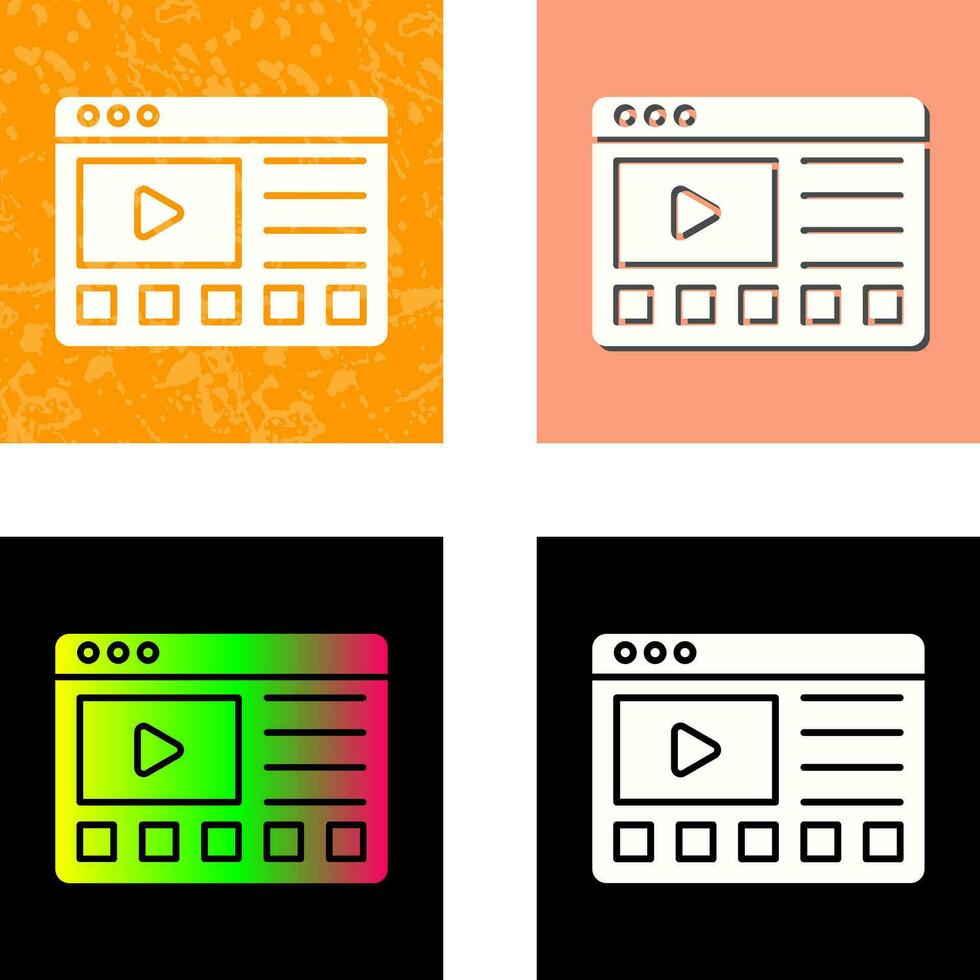 Online Tutorials Vector Icon