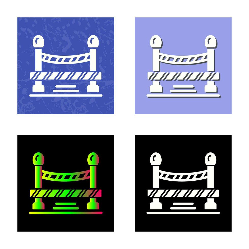 Do Not Cross Line Vector Icon